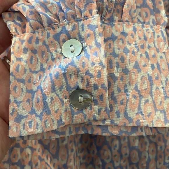 Sincerely Ours Women Peplum Top Small Pink Babydoll Girlhoodcore Cottagecore - Picture 6 of 16